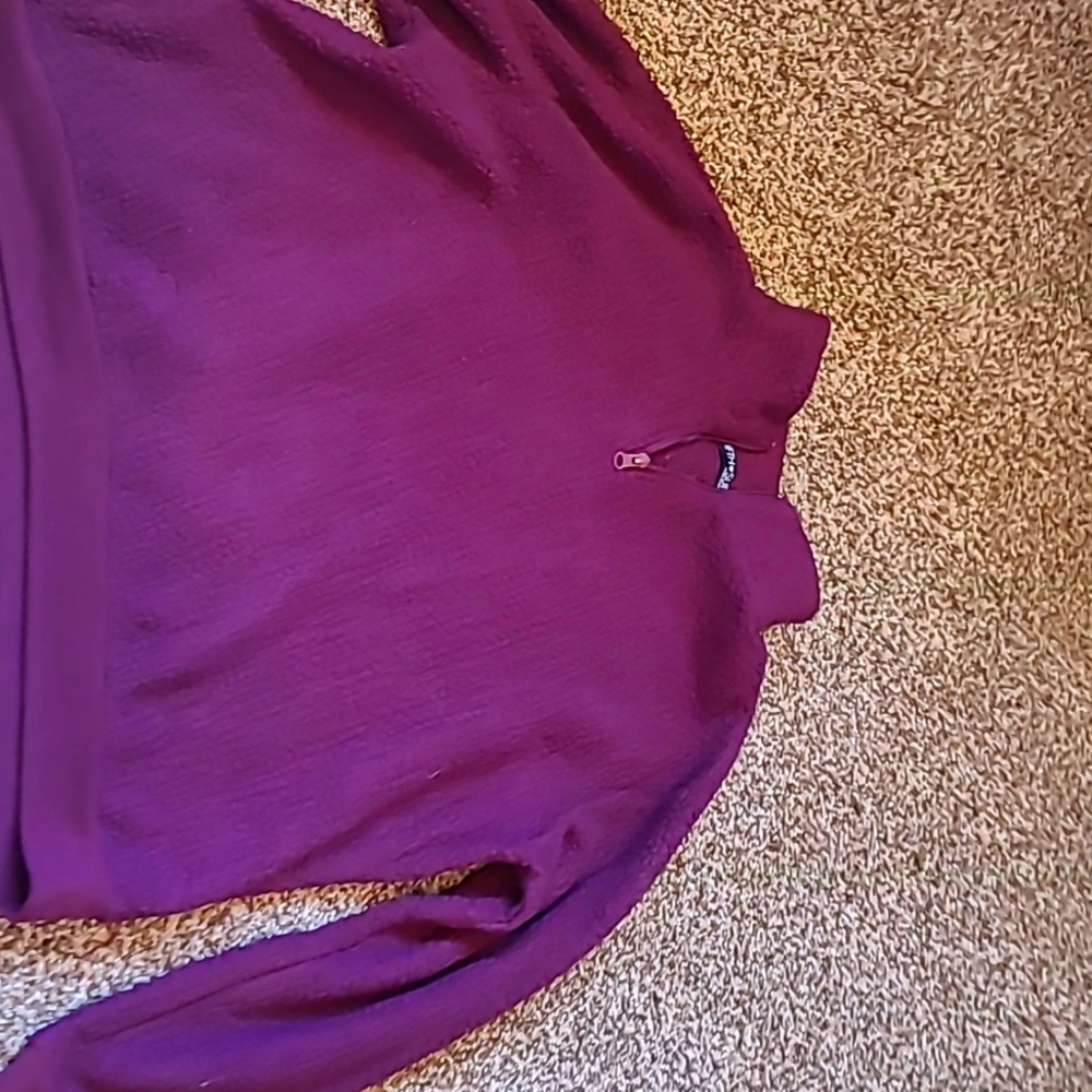 Eggplant long sleeve jacket